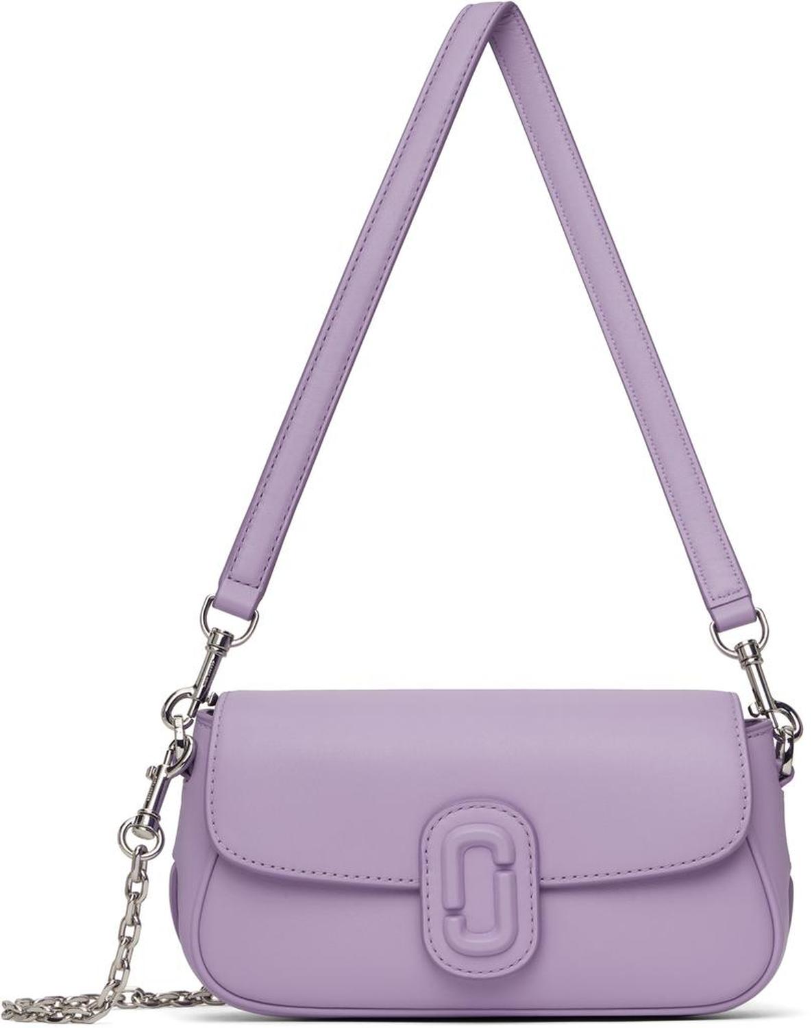 Purple 'The Clover Shoulder' Bag