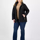 Plus Size Hooded Water-Resistant Anorak Coat