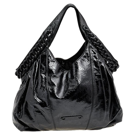 Michael Kors  Patent Leather Chain Hobo