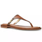 Women's Daniella Leather Flat Thong Sandals