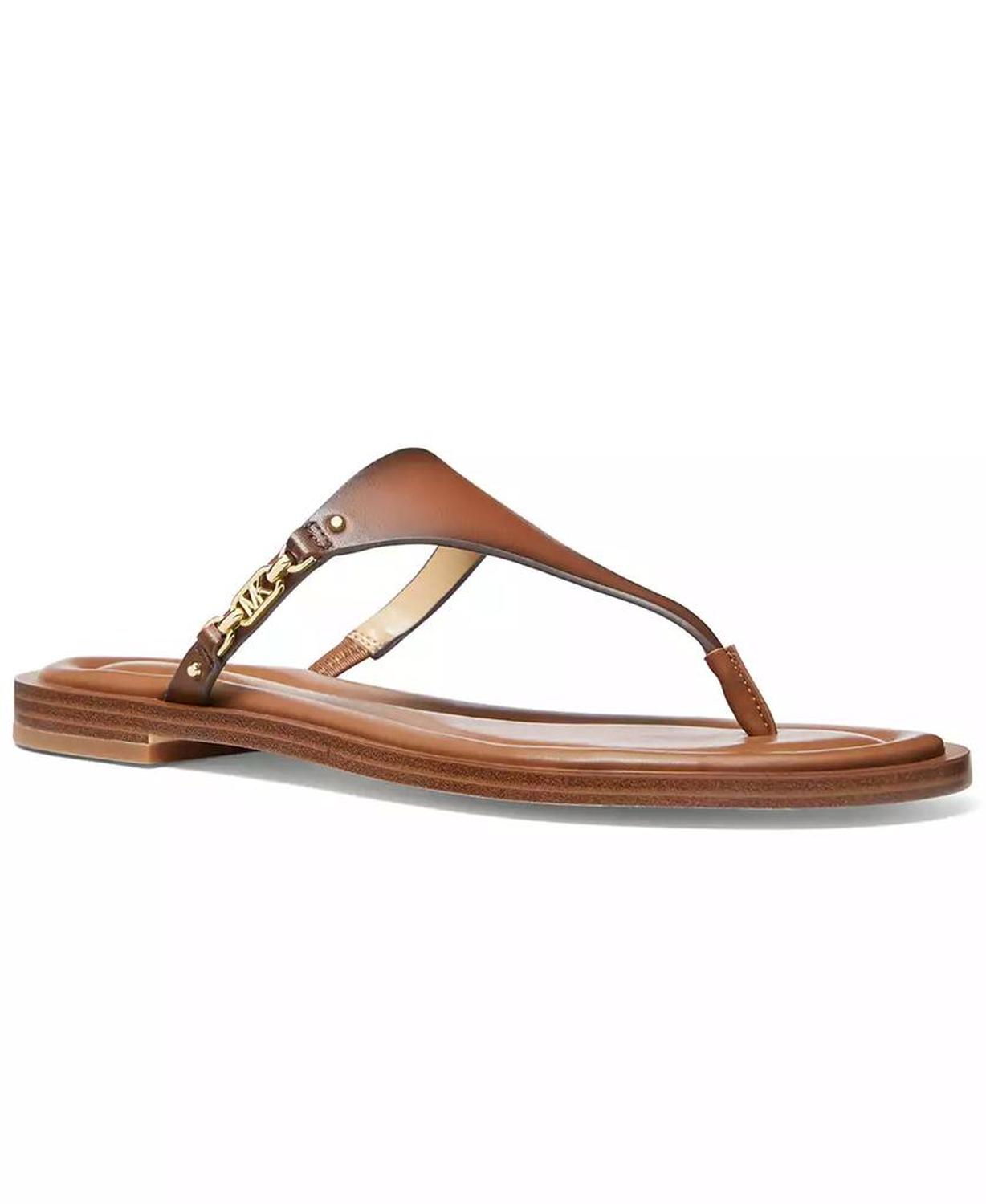 Women's Daniella Leather Flat Thong Sandals