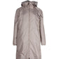 Max Mara Weekend Reversible Floral Parka in Silver Nylon