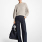 Ribbed Cotton and Cashmere Sweater