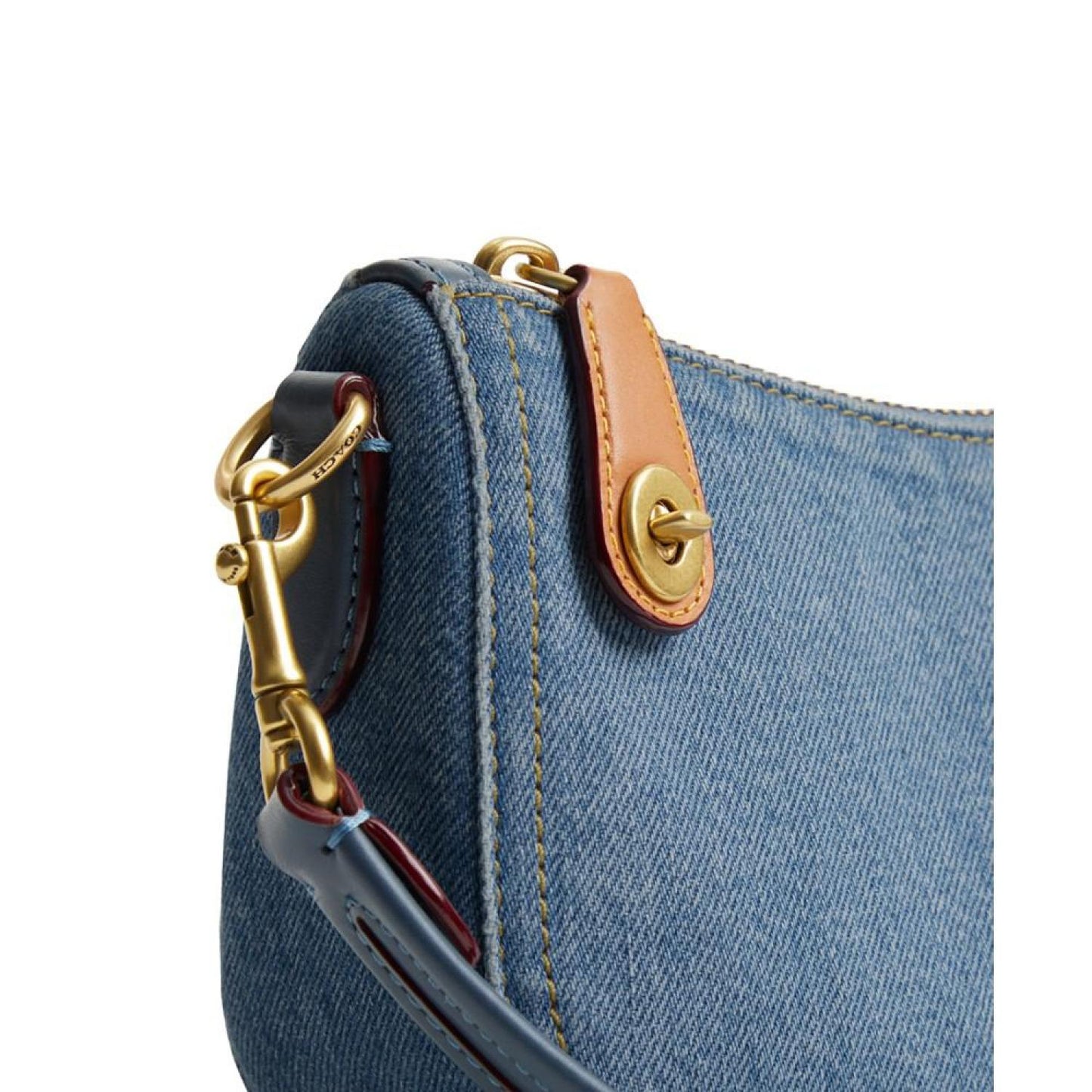 Swinger 20 Mini Denim Shoulder Bag