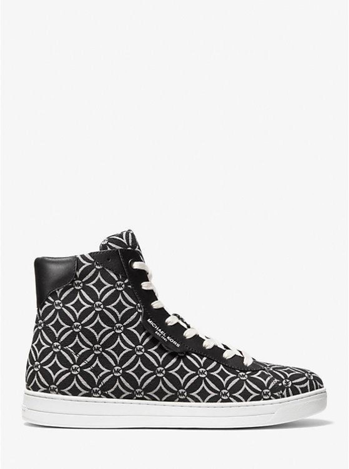 Keating Logo Jacquard High-Top Sneaker