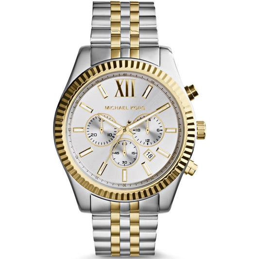 Michael Kors Lexington MK8344 Men's Two-Tone Chronograph 45mm Watch