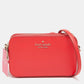 Kate Spade Red Leather Small Zip Stacy Crossbody Bag