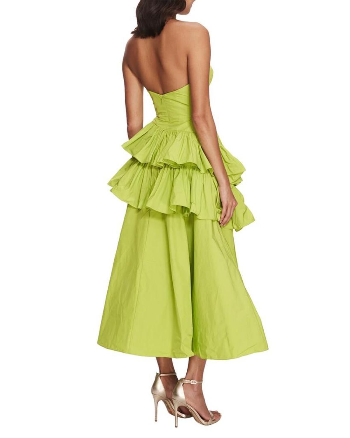 Marchesa Notte Midi Dress