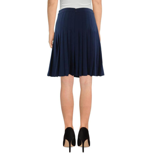 Womens Chain Mini Pleated Skirt