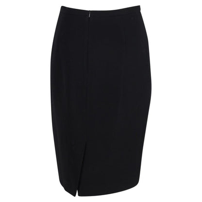 Max Mara Pencil Skirt in Black Wool