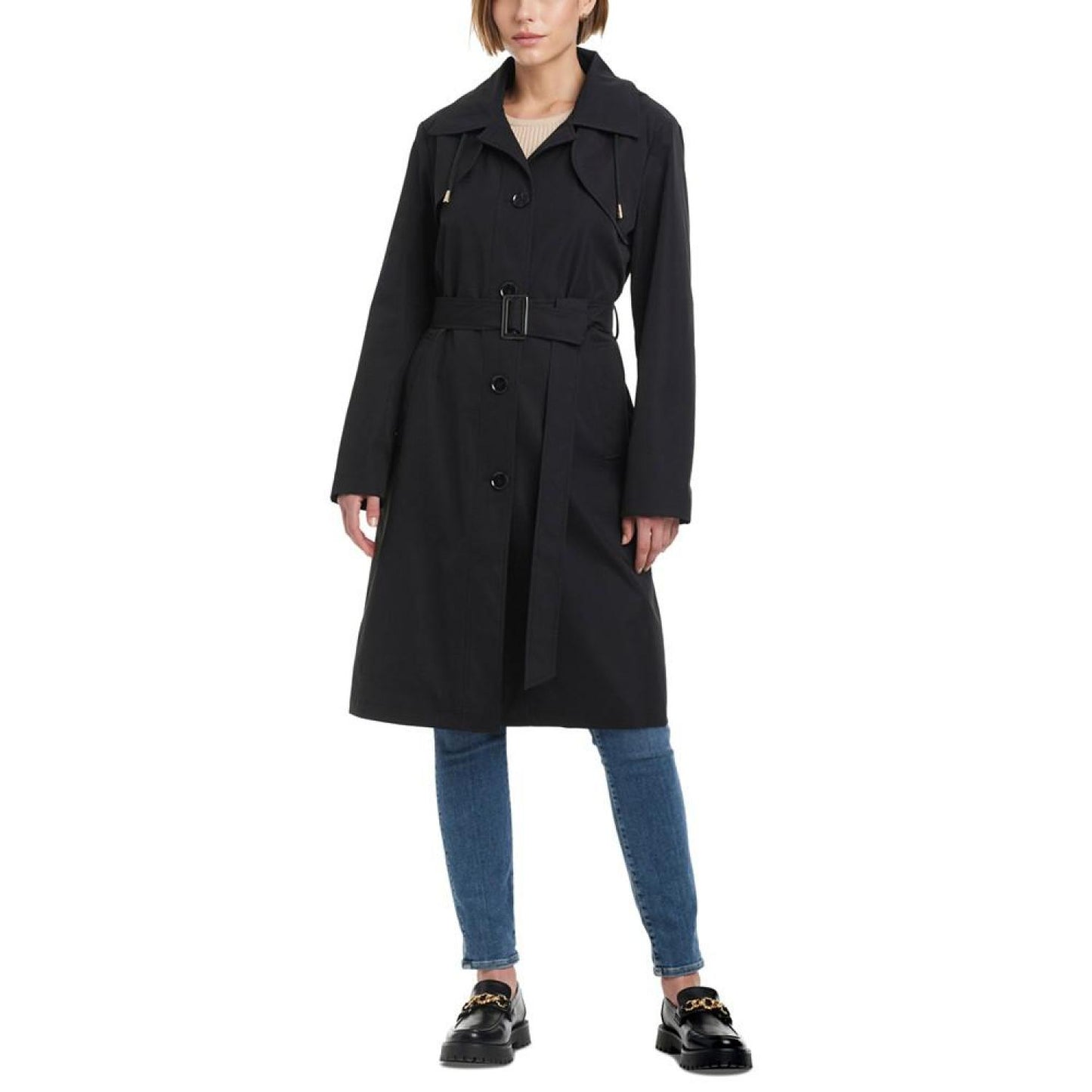 Women's Hooded Bibbed Raincoat