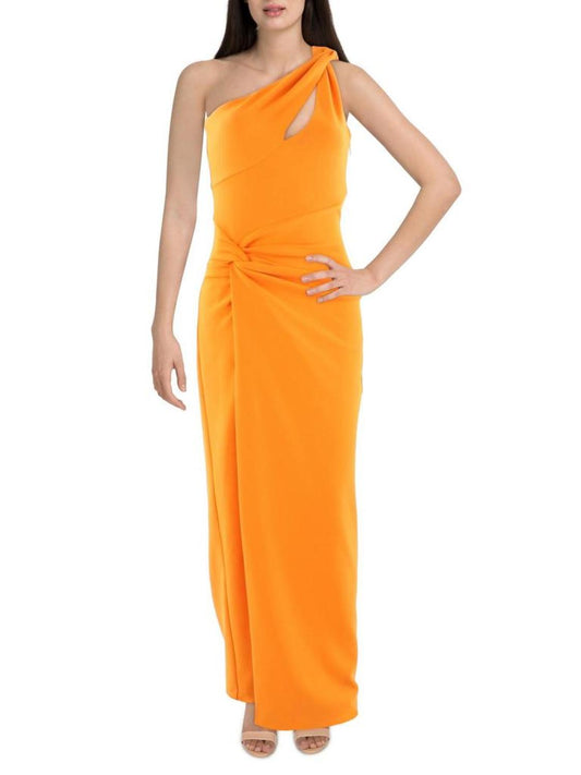 Womens One-Shoulder Long Bodycon Dress