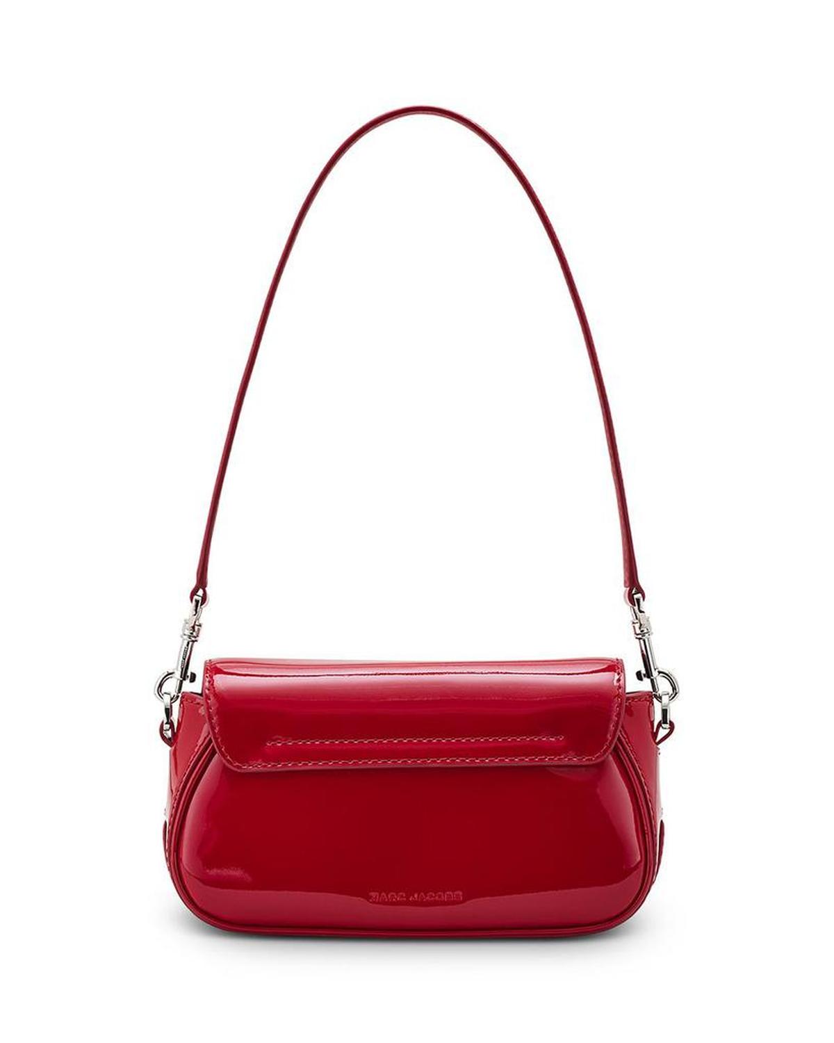 The Patent Leather Clover Shoulder Bag