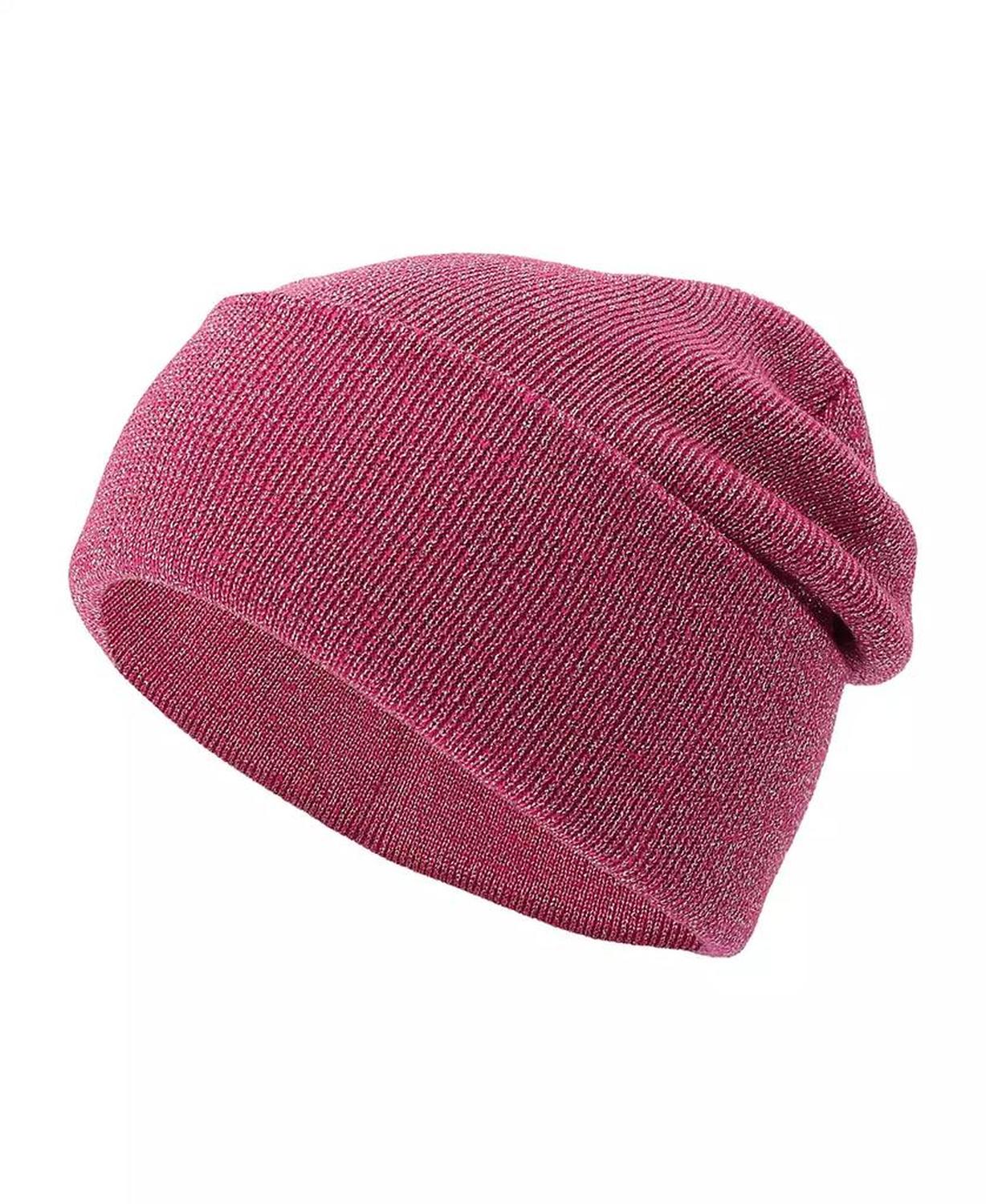 Women's Metallic Beanie Hat