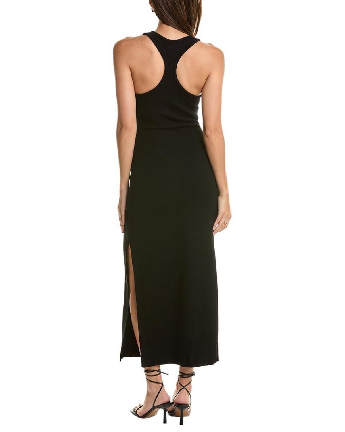 Michael Kors Collection Side Slit Cashmere Tank Dress