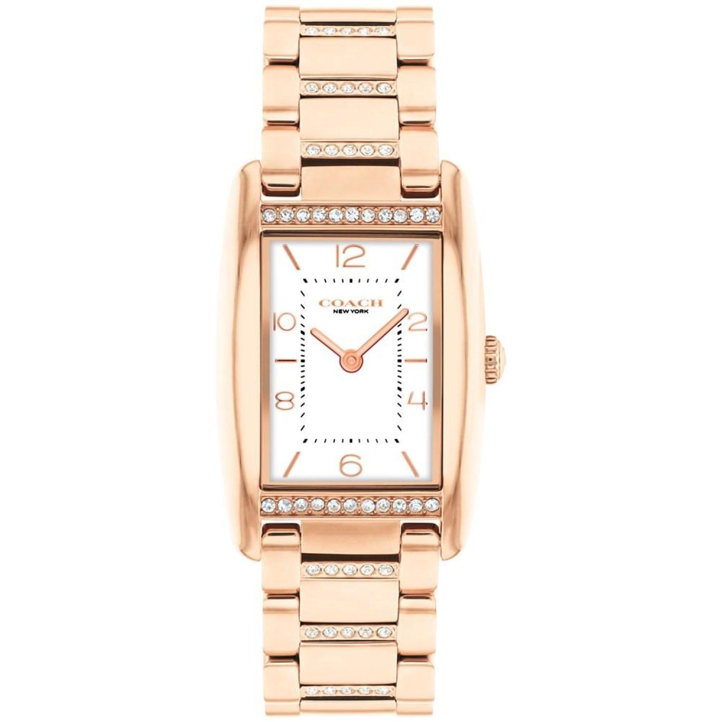 Women's Resse Rose Gold-Tone Stainless Steel Crystal Watch 24mm