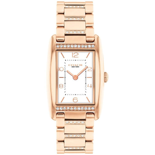 Women's Resse Rose Gold-Tone Stainless Steel Crystal Watch 24mm