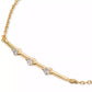 Gold-Tone Hint of Shimmer Pendant Bracelet