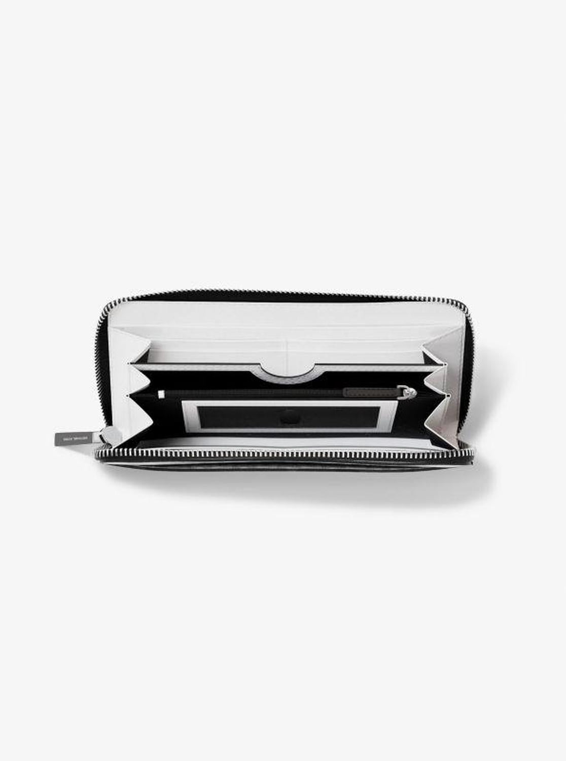 Cooper Embellished Logo Zip-Around Wallet