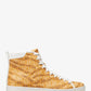 Edie Animal Print Logo High-Top Sneaker