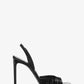 Marisa Crocodile Embossed Patent Leather Sandal