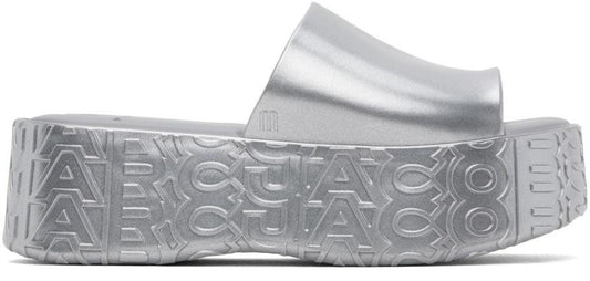 Silver Melissa Edition Becky Sandals