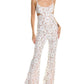 Michael Kors Collection Floral Lace Silk-Lined Jumpsuit