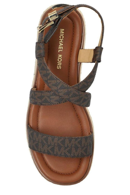 Michael Michael Kors Lynn Signature Logo Platform Espadrille Sandals