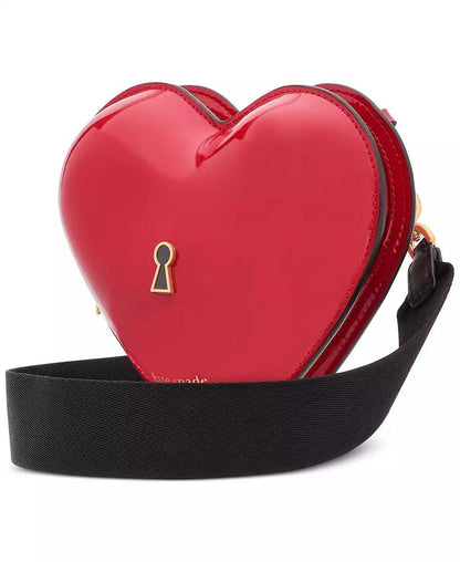 Key to My Heart Patent 3D Mini Crossbody