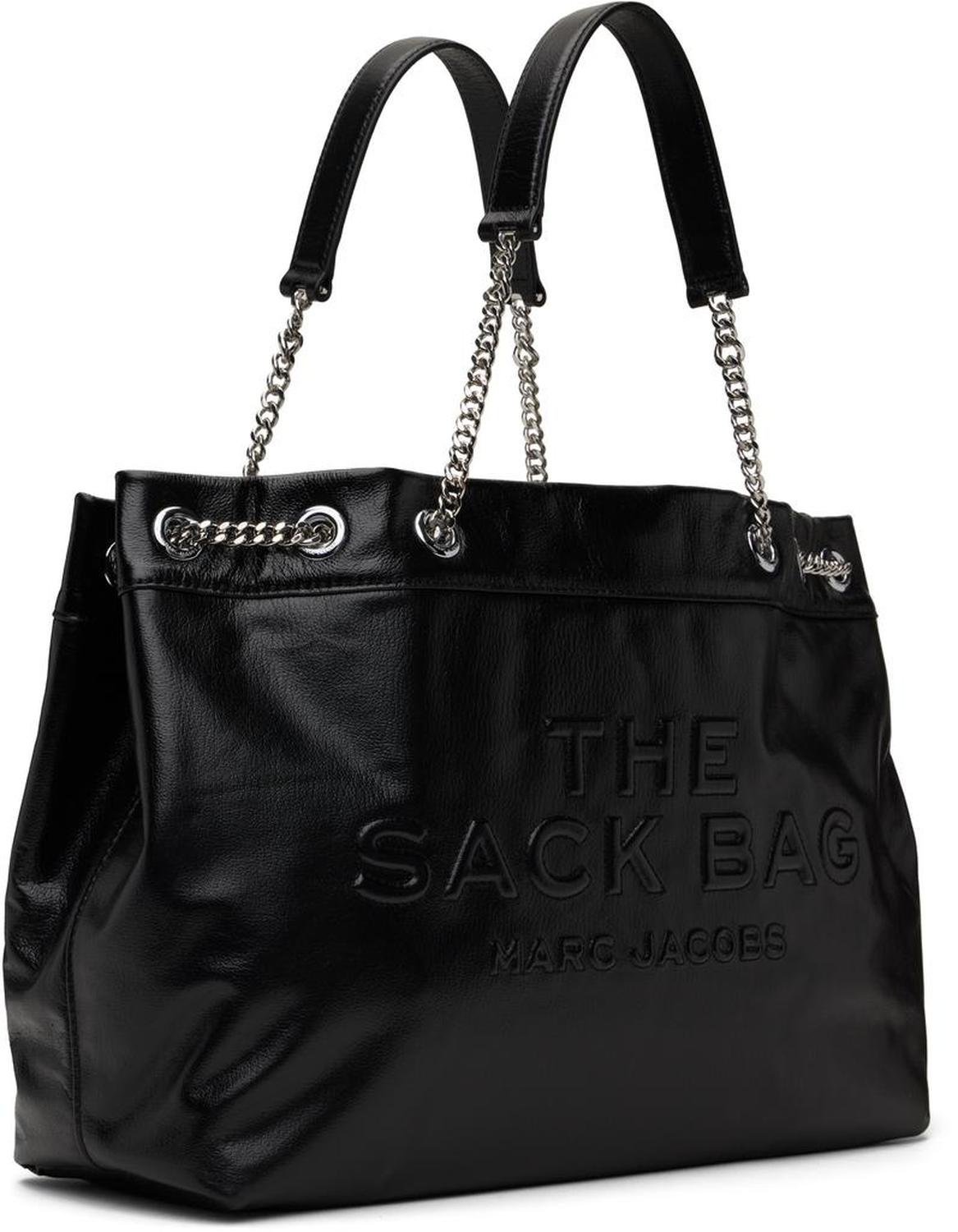 Black 'The Large Chain Sack' Bag