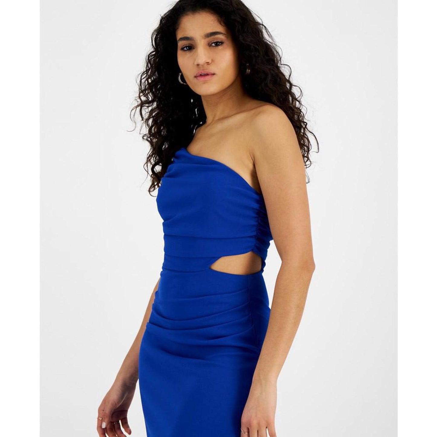 Women's Leanne One-Shoulder Ruched Cutout Dress