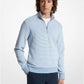 Cotton Blend Half-Zip Sweater