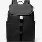 Hudson Leather and Signature Logo Backpack