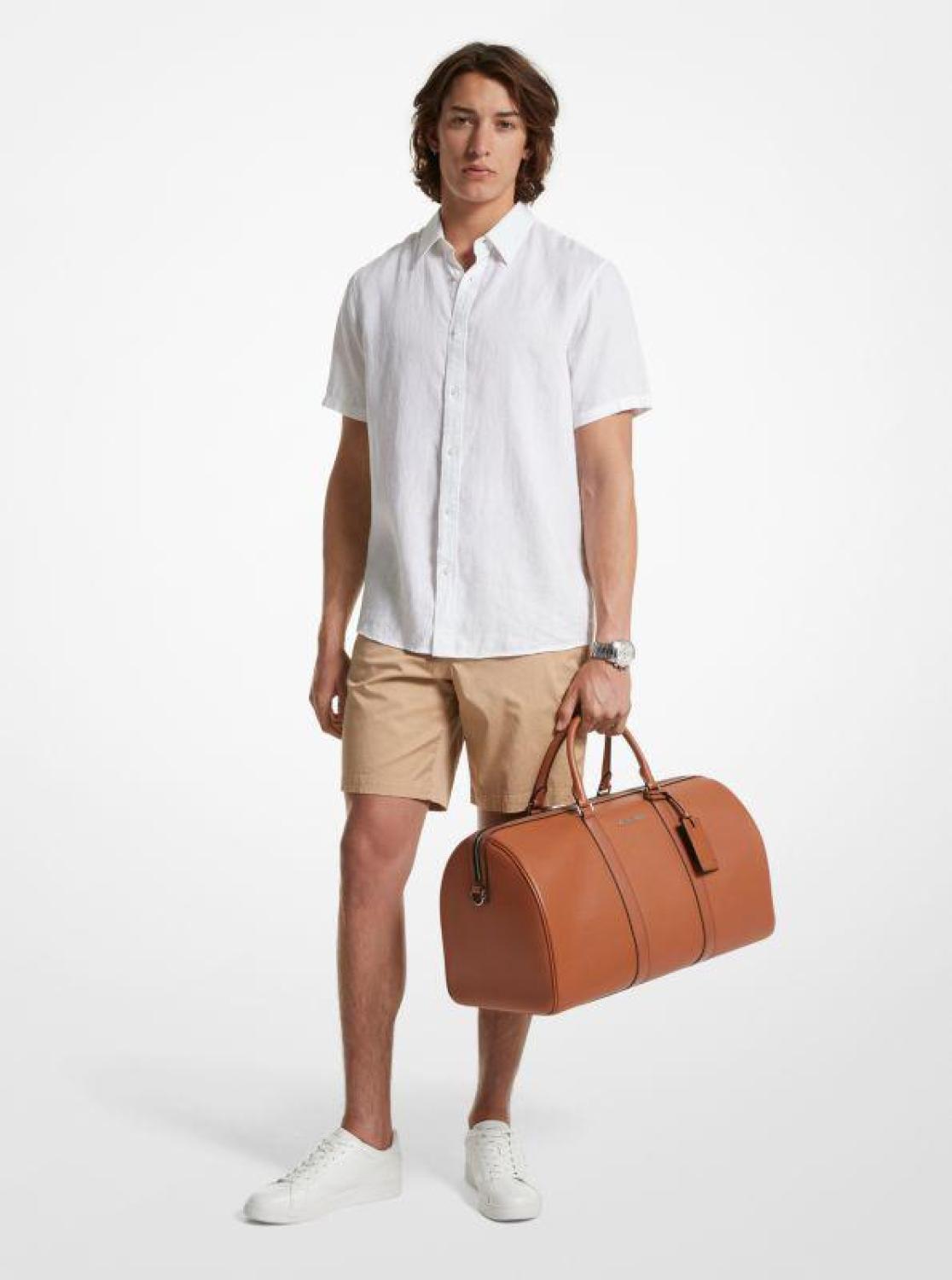 Cooper Pebbled Leather Duffel Bag