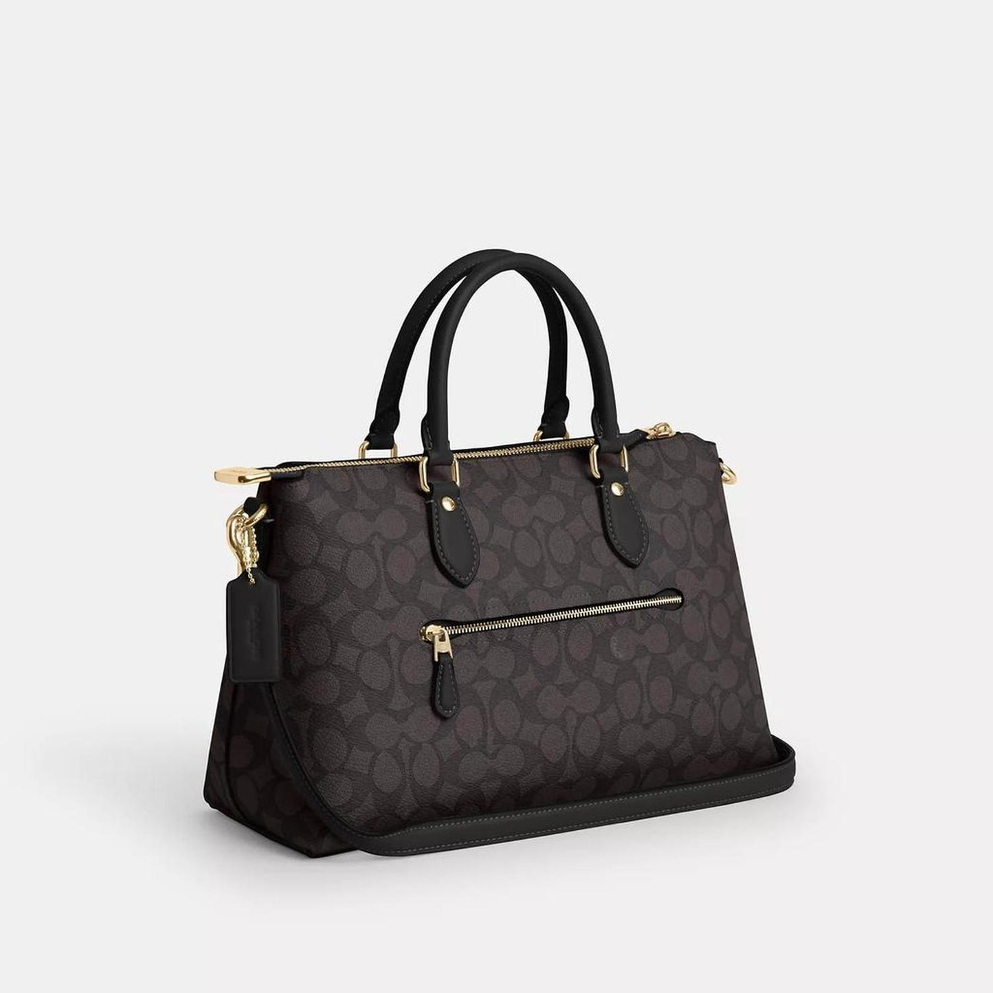 Coach Outlet Georgia Satchel Bag In Signature Canvas