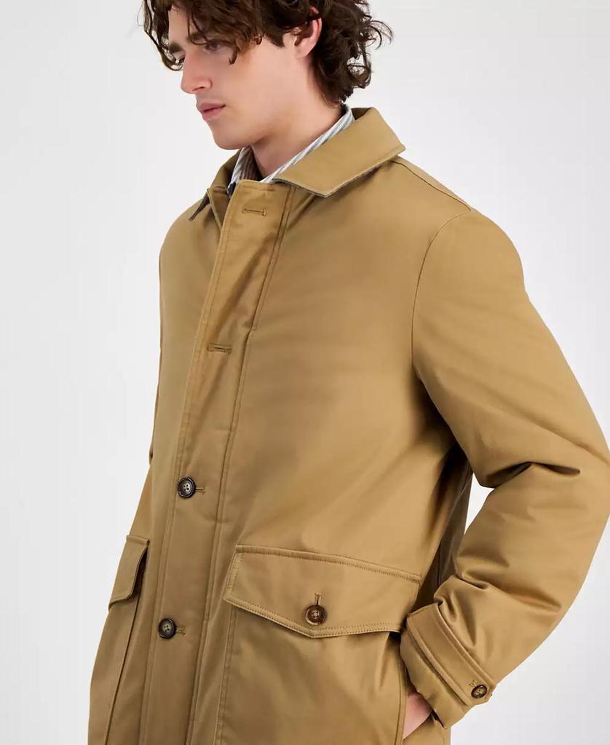 Men's Balmacaan Puffer Jacket