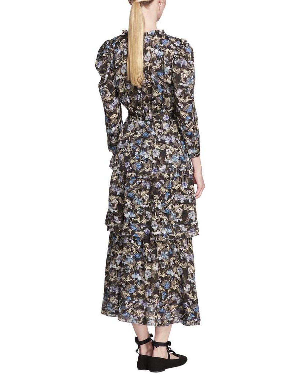 Marchesa Notte Floral Dress