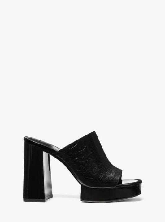 Celeste Leather Platform Mule