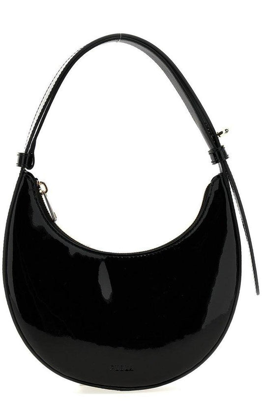 Furla Delizia Logo Embossed Mini Shoulder Bag