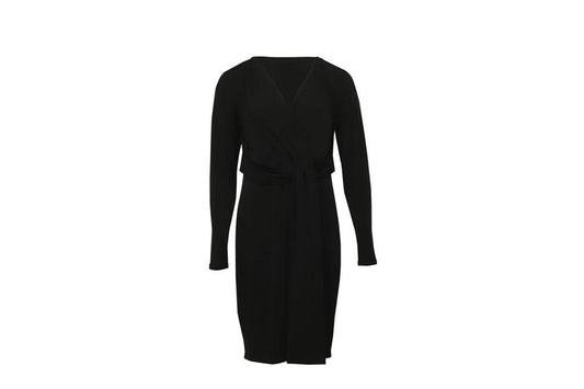 Michael Kors V-neck Dress in Black Polyester