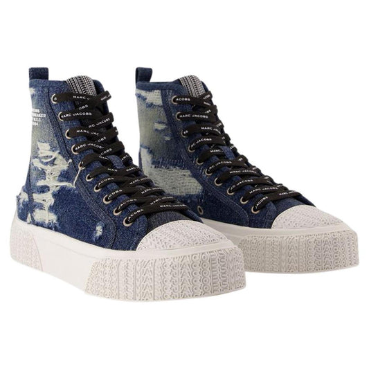 The High Top Sneakers - Marc Jacobs - Cotton - Blue