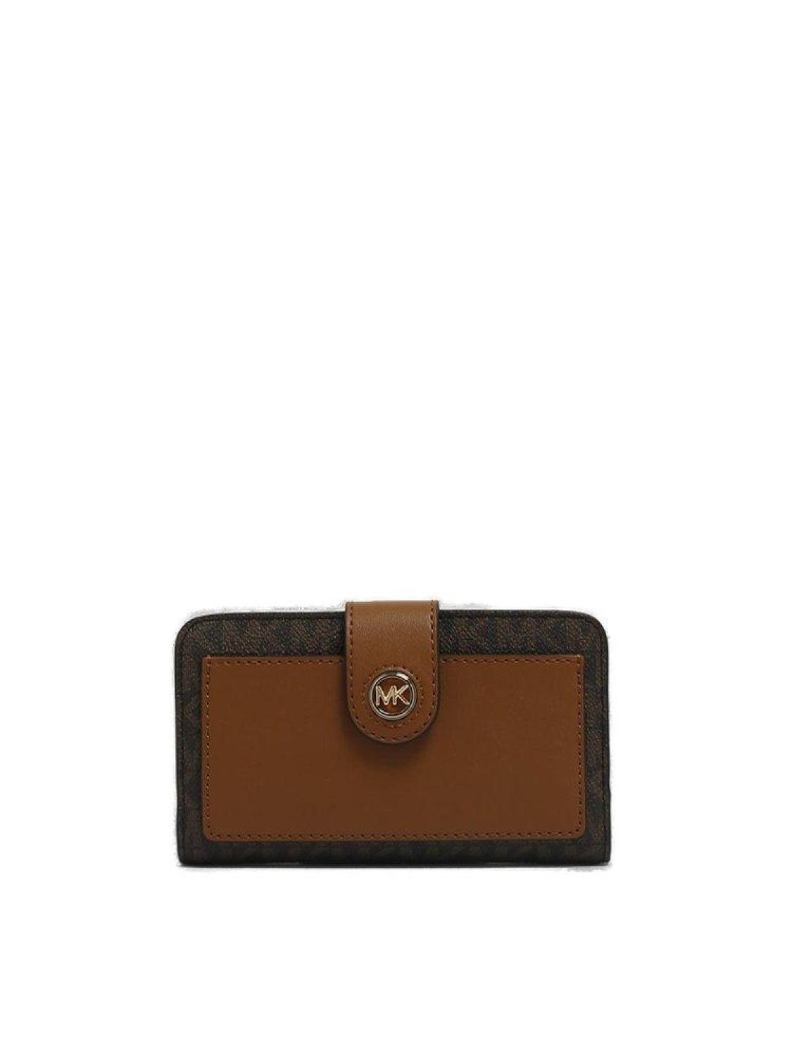 Michael Kors Logo Plaque Wallet