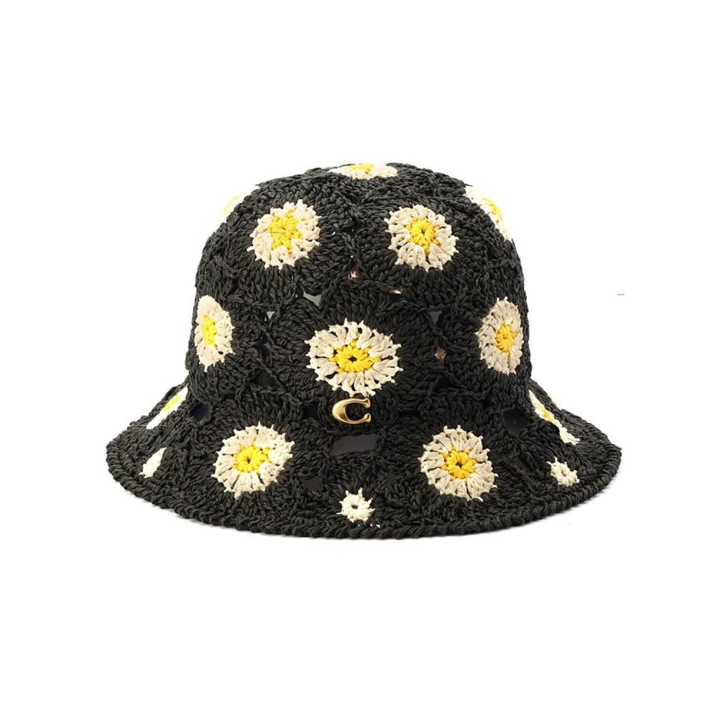 Women's Daisy Crochet Bucket Hat