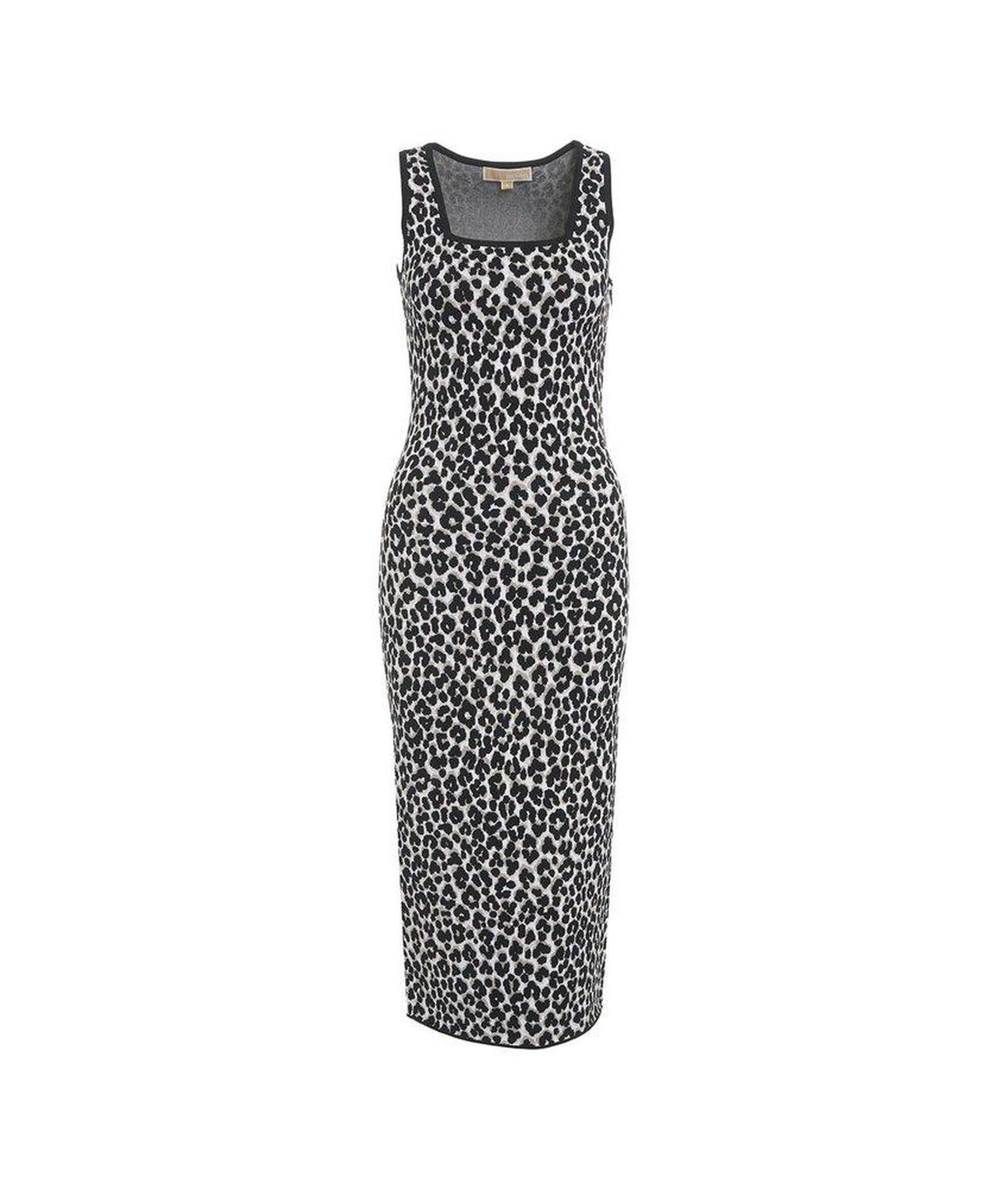 Michael Michael Kors Leopard Jacquard Knit Dress