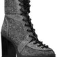 Ridley Womens Textured Embellished Ankle Boots