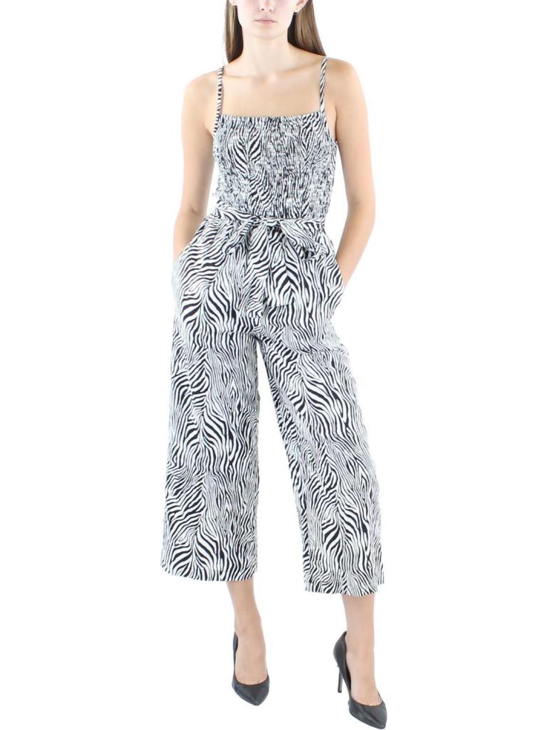 Womens Linen Blend Linen Jumpsuit