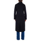 Women's Single-Breasted Maxi Coat