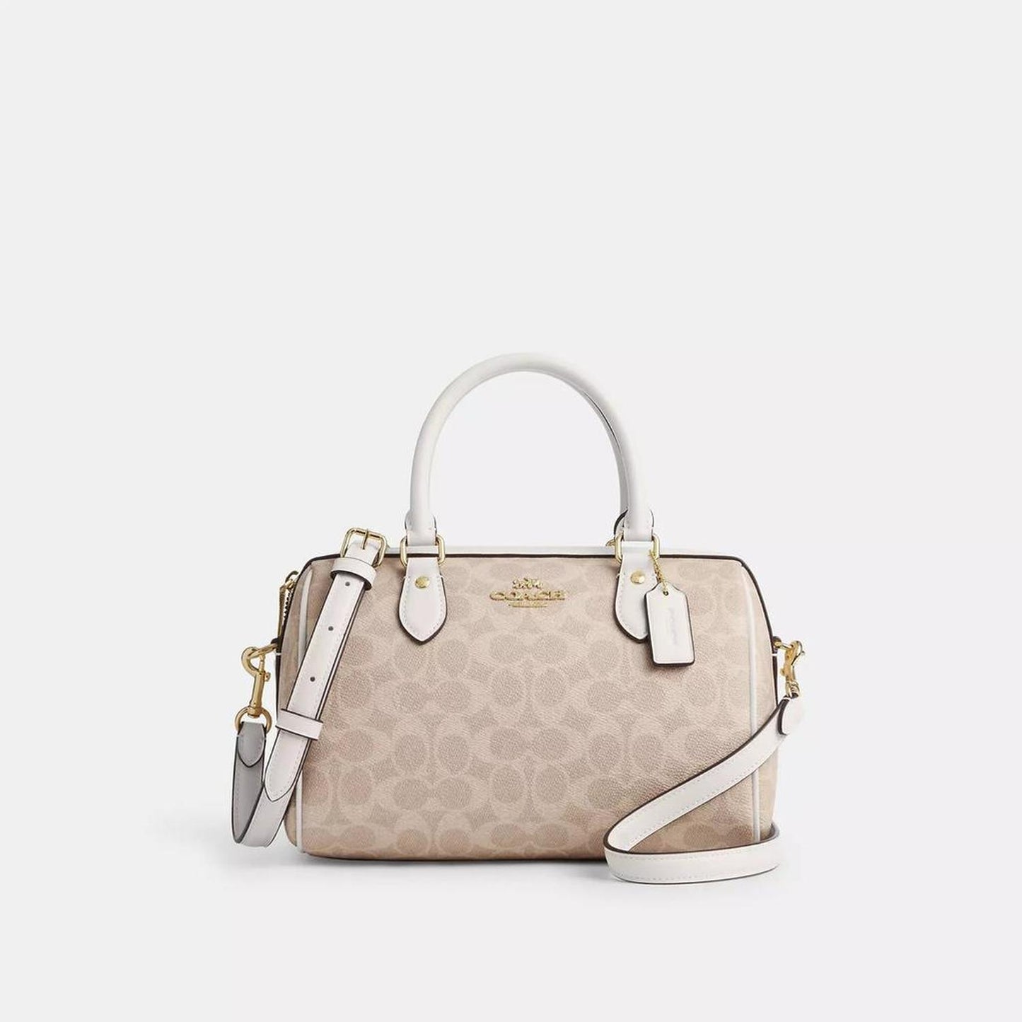 Coach Outlet Rowan Satchel Bag In Signature Canvas