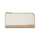 Devin Colorblocked Saffiano Leather Zip Around Continental Wallet