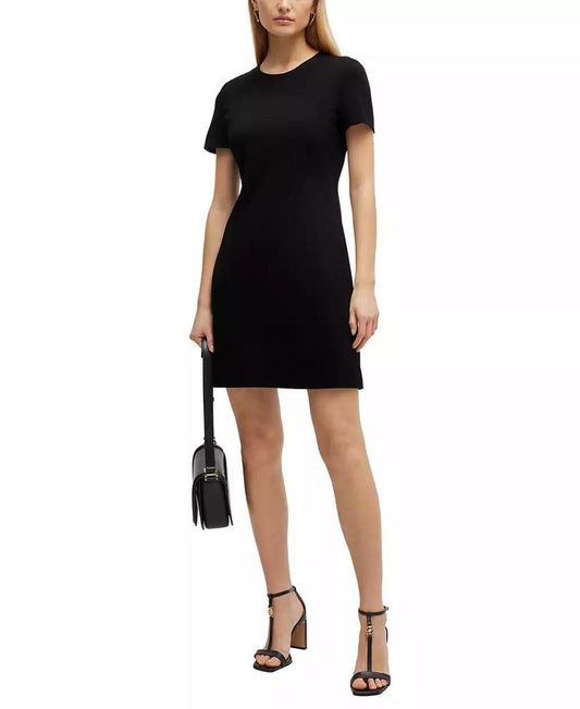 Women's Slim-Fit Crew-Neck Dress